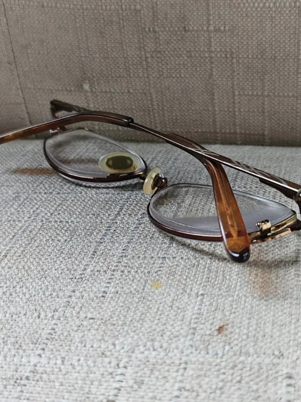 Vintage Liz Claiborne Eyeglasses Frame Gold Tone Eyewear L282 FD2 Glasses